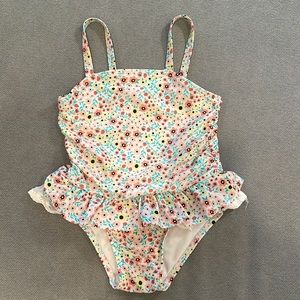 Cat & Jack 4T floral swimsuit with tutu